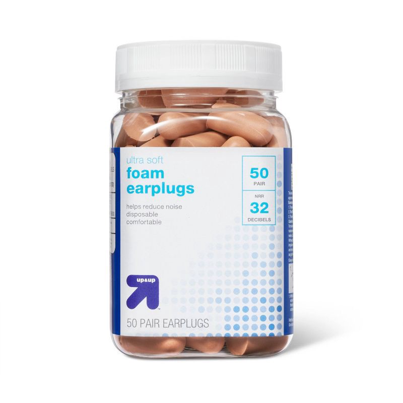 slide 1 of 3, Ultra Soft Foam Ear Plugs - 50 pair - up&up™, 1 ct
