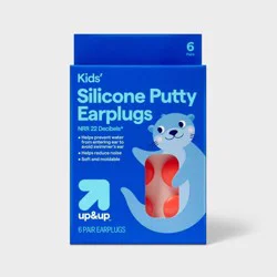 Kids&#x27; Silicone Putty Earplugs - 6 pair - up&amp;up™