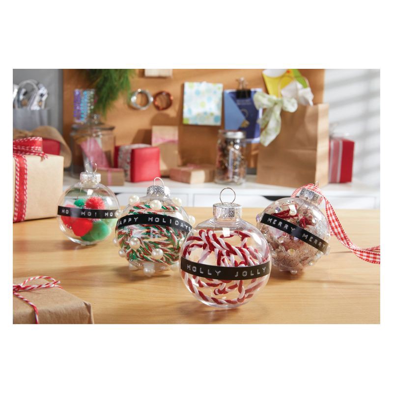 slide 3 of 3, DYMO 3pk Embossed Label Maker Tape Cartridges - Black Plastic, 3 ct