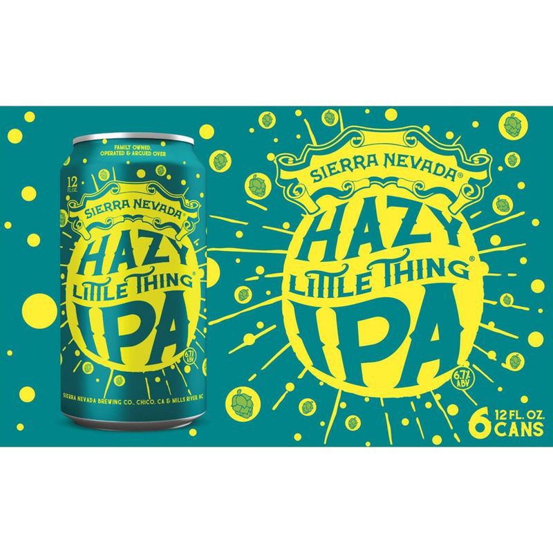 slide 3 of 13, Sierra Nevada Hazy Little Thing IPA Beer - 6pk/12 fl oz Cans, 6 ct; 12 fl oz