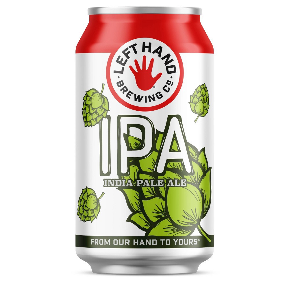 slide 3 of 10, Left Hand Brewing Co. Left Hand IPA Beer - 6pk/12 fl oz Cans, 6 ct; 12 fl oz