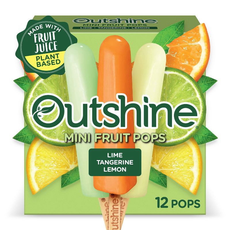 slide 1 of 14, Outshine Lime Tangerine & Lemon Frozen Fruit Bars - 12ct, 12 ct