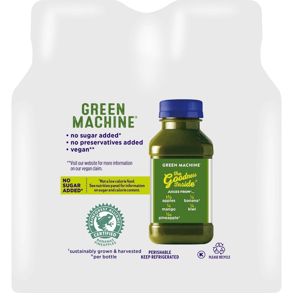 slide 4 of 4, Naked Juice Green Machine Fruit Smoothie - 4pk/10 fl oz Bottles, 4 ct, 10 fl oz