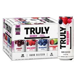 Truly Spiked & Sparkling Truly Hard Seltzer Berry Mix Pack - 12pk/12 fl oz Slim Cans
