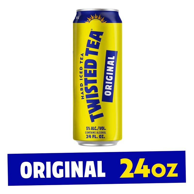 slide 2 of 7, Twisted Tea Original Hard Iced Tea - 24 fl oz Can, 24 fl oz