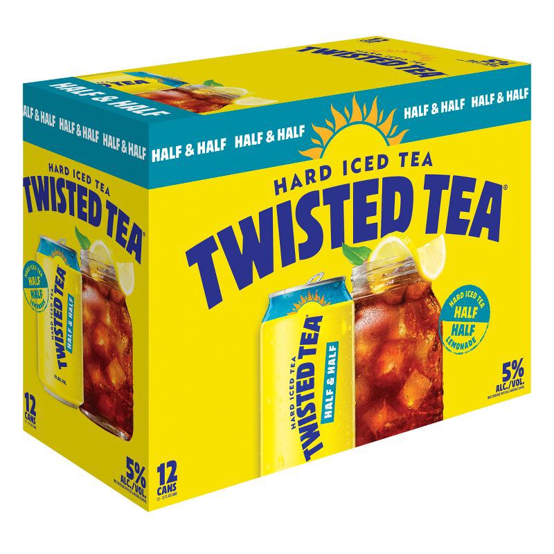 slide 4 of 7, Twisted Tea Half and Half Hard Iced Tea - 12pk/12 fl oz Cans, 12 ct; 12 fl oz