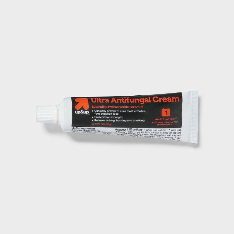 slide 3 of 7, Ultra Athlete's Foot Antifungal Cream Treatment - 1.1oz - up&up™, 1.1 oz