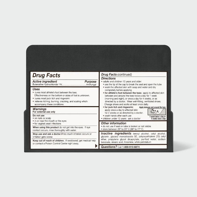 slide 4 of 7, Ultra Athlete's Foot Antifungal Cream Treatment - 1.1oz - up&up™, 1.1 oz