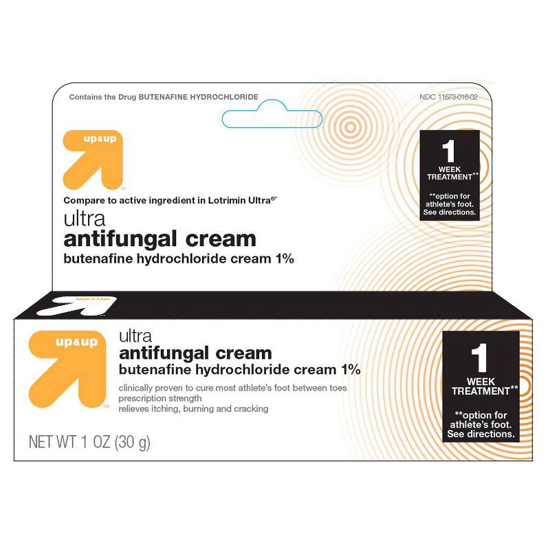 slide 5 of 7, Ultra Athlete's Foot Antifungal Cream Treatment - 1.1oz - up&up™, 1.1 oz