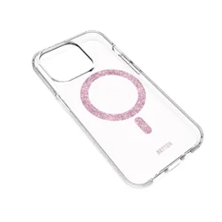 Bryten MagFX Phone Case for iPhone 15 - Pink Glitter