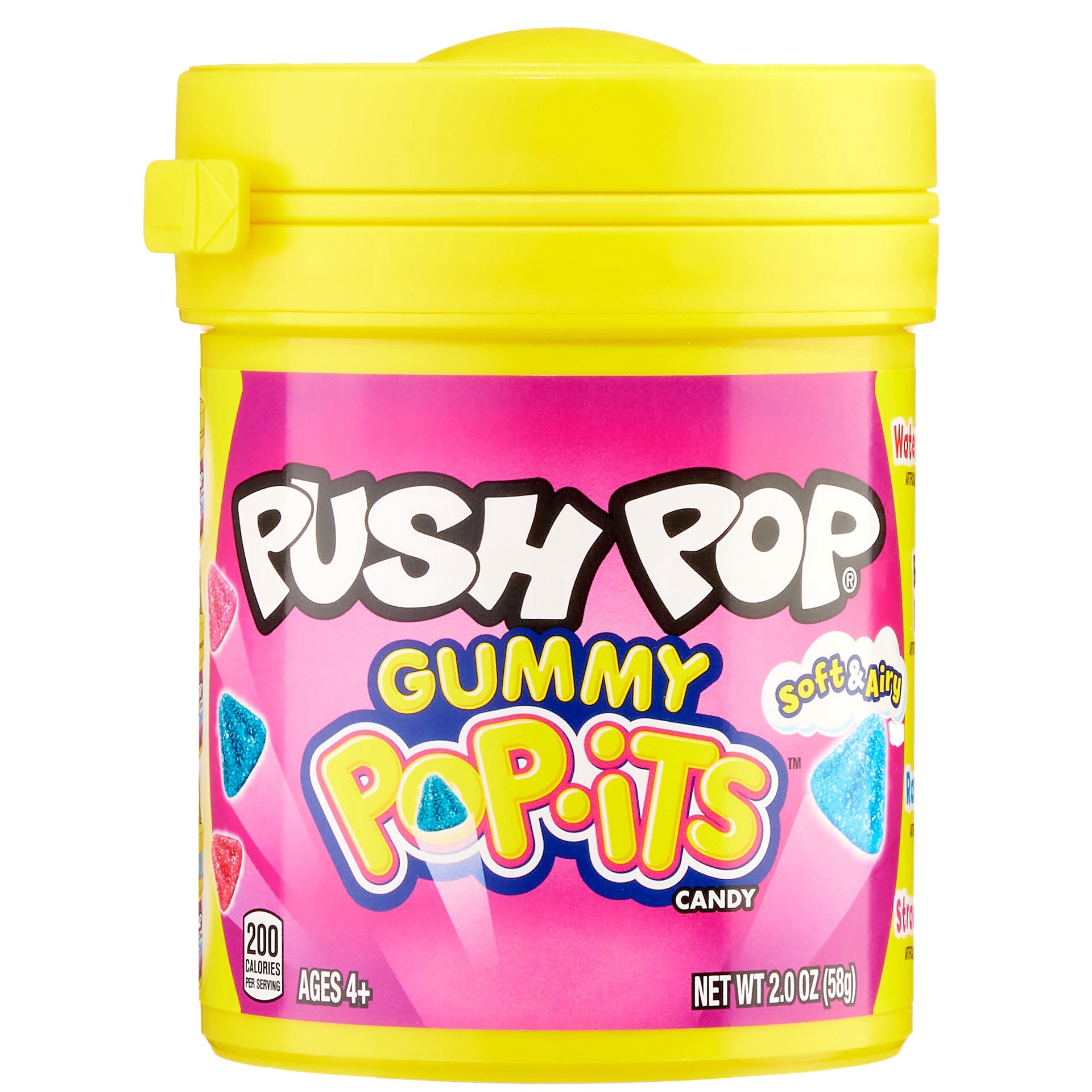 Push Pop Pop-Its Gummy Candy With Fun, 8 Count, Portable Containers - –  Winco Store