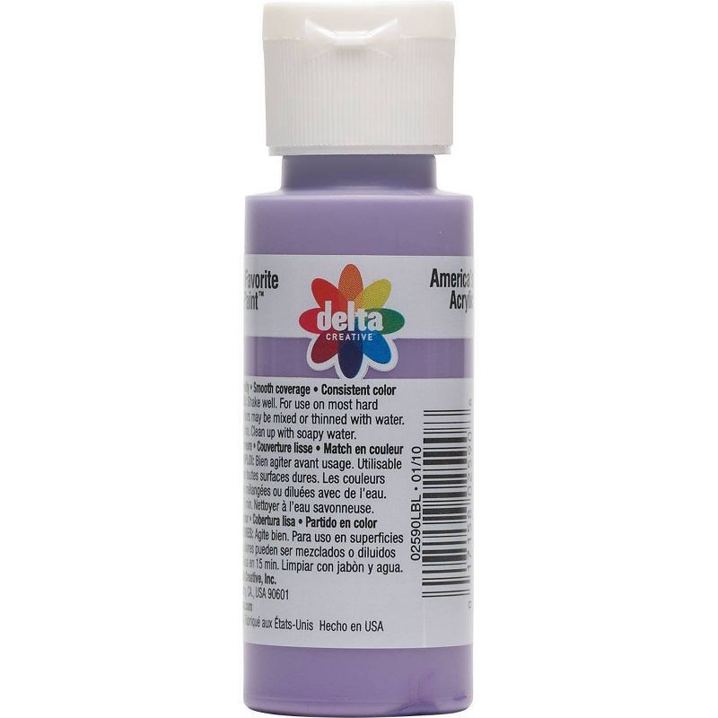 slide 4 of 4, 2 fl oz Acrylic Craft Paint Passion Purple - Delta Ceramcoat, 2 fl oz