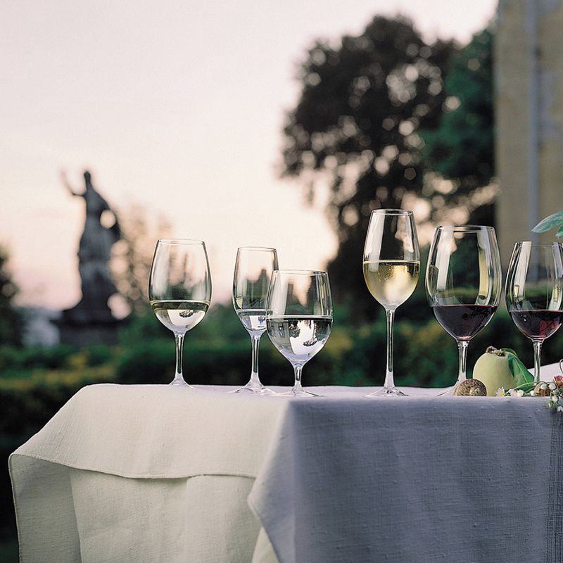 slide 3 of 3, Riedel Champagne Glasses 9oz - Set of 2: Crystal Flutes, Dishwasher-Safe, Drinkware, Cold Beverages, Service for 2, 9 oz