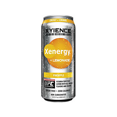 slide 1 of 1, XYIENCE Xenergy + Lemonade Pineapple Drink, 16 oz