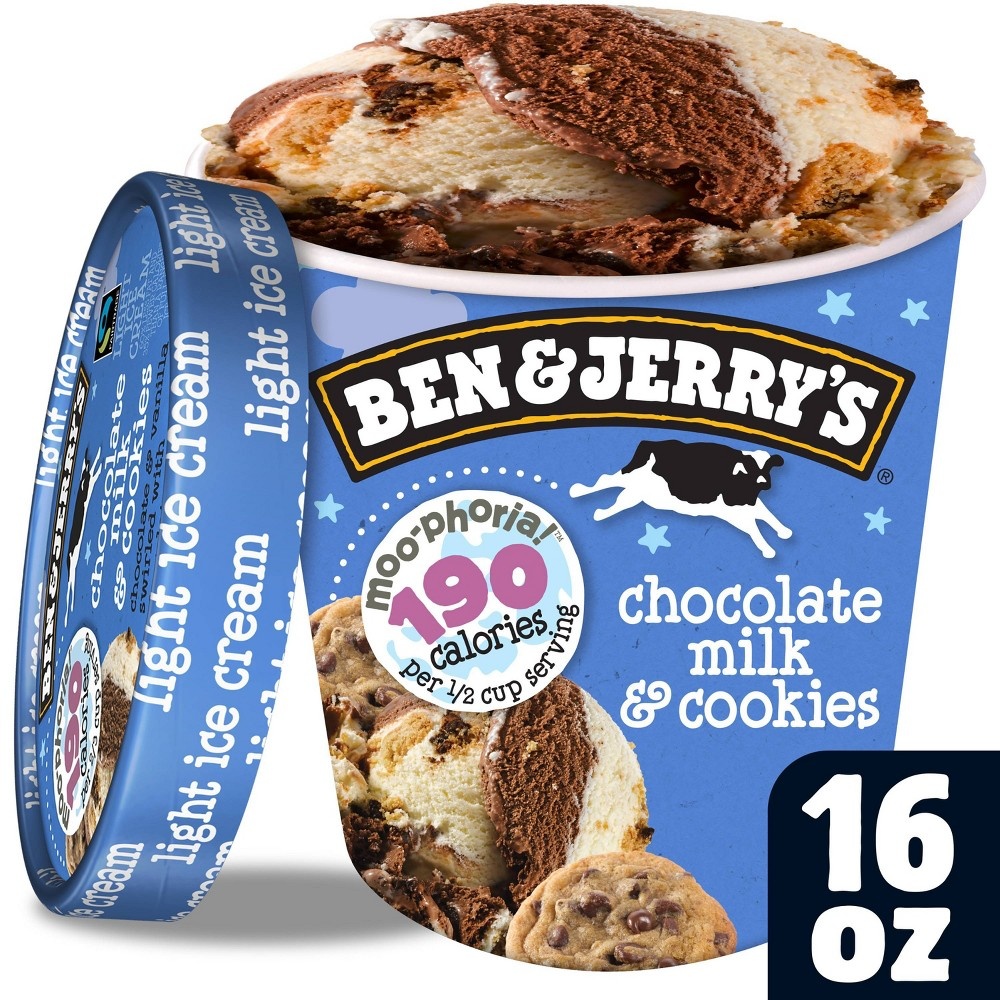 slide 2 of 7, Ben & Jerry's Moophoria Choc Milk & Cookies Ice Cream, 1 pint