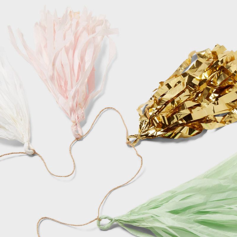 slide 3 of 4, Tassels Party Banner - Spritz™, 1 ct