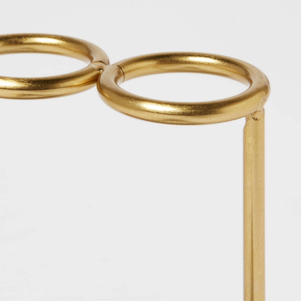 slide 2 of 4, Solid Toothbrush Holder Gold Wire - Threshold, 1 ct