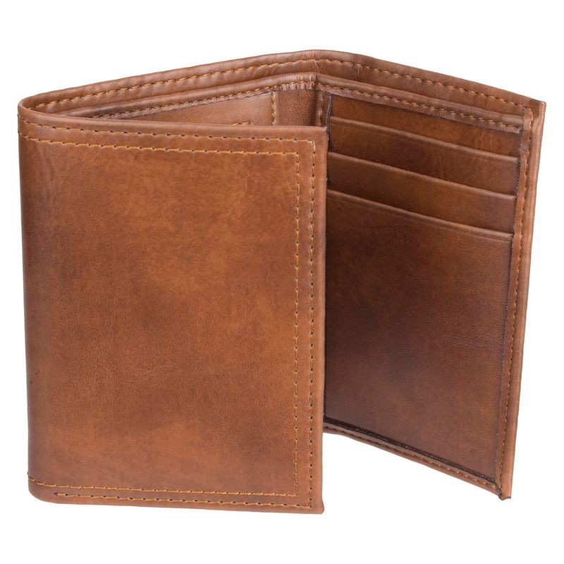 Men's RFID Slim Trifold Wallet - Goodfellow & Co™ Brown