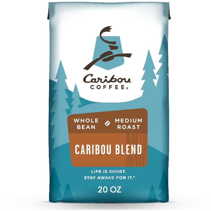 slide 1 of 1, Caribou Coffee Caribou Blend Medium Roast Whole Bean - 20oz, 20 oz