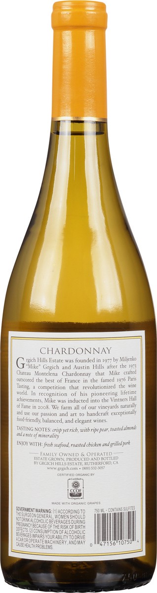 slide 4 of 9, Grgich Hills Estate Grgich Hills Chardonnay Napa Valley Wine, 750 ml