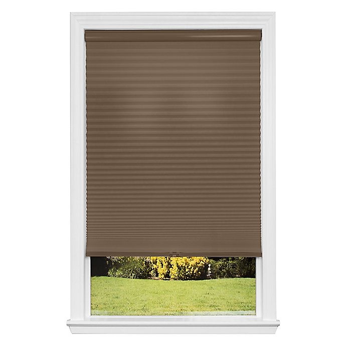 slide 1 of 6, Redi Shade Artisan Select Cordless Light Filtering Shade - Mocha, 26.5 in