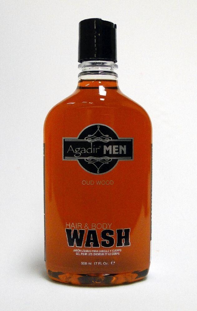 slide 1 of 1, Agadir Men Hair & Body Wash, 17 fl oz
