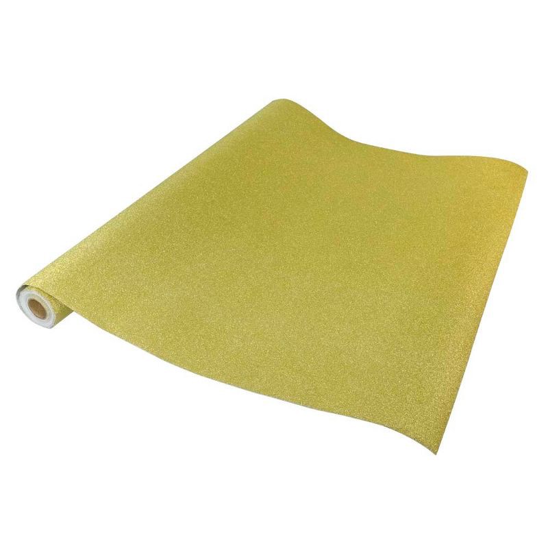 slide 1 of 4, Gold Glitter Faux Table Runner - Spritz™, 1 ct