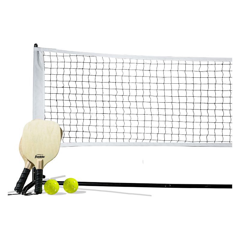 slide 1 of 5, Franklin Sports Quikset Half Court Pickleball Starter Net Set, 1 ct