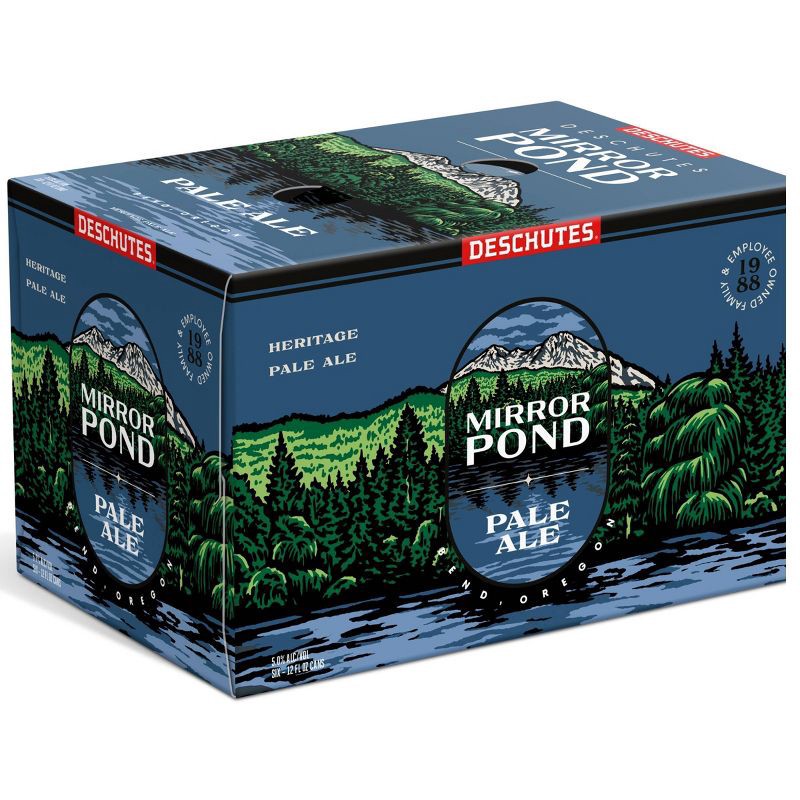 slide 1 of 6, Deschutes Brewery Deschutes Mirror Pond Pale Ale Beer - 6pk/12 fl oz Cans, 6 ct; 12 fl oz