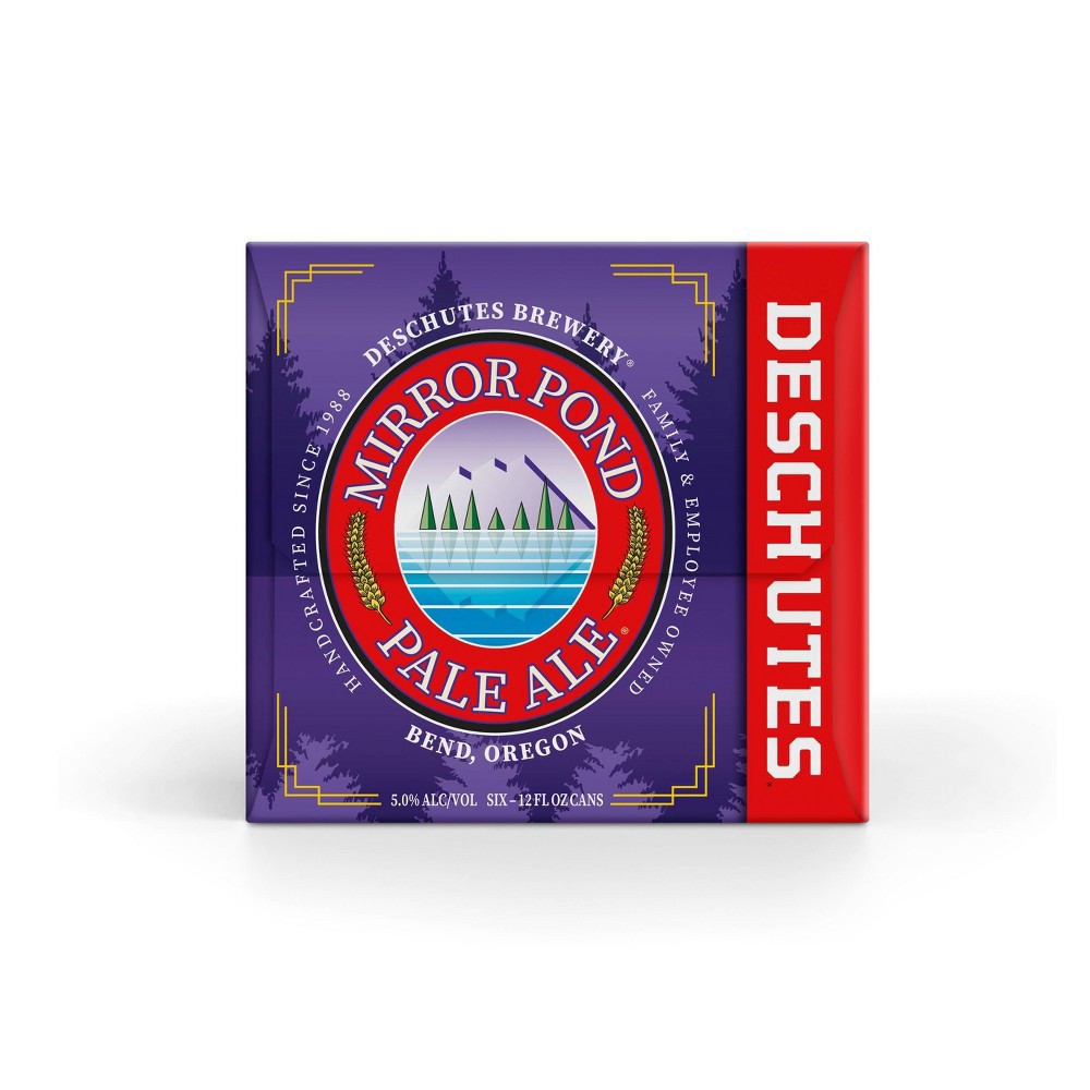 slide 6 of 6, Deschutes Brewery Deschutes Mirror Pond Pale Ale Beer - 6pk/12 fl oz Cans, 6 ct; 12 fl oz