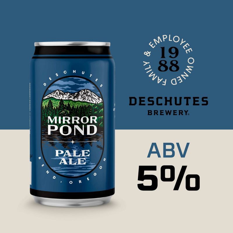slide 6 of 6, Deschutes Brewery Deschutes Mirror Pond Pale Ale Beer - 6pk/12 fl oz Cans, 6 ct; 12 fl oz