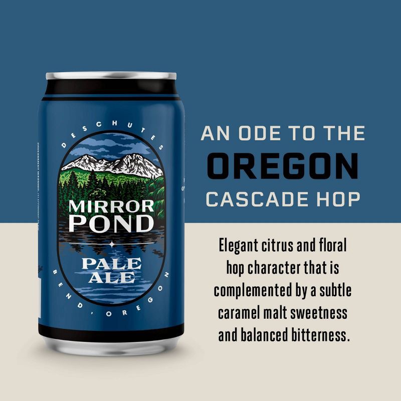slide 2 of 6, Deschutes Brewery Deschutes Mirror Pond Pale Ale Beer - 6pk/12 fl oz Cans, 6 ct; 12 fl oz