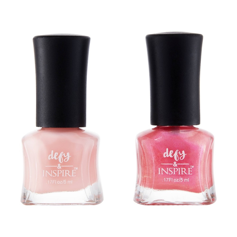 slide 3 of 5, Defy & Inspire Duo Nail Polish Set 2 Makes 3 - Made + The Audition - 0.17 fl oz, 1 ct