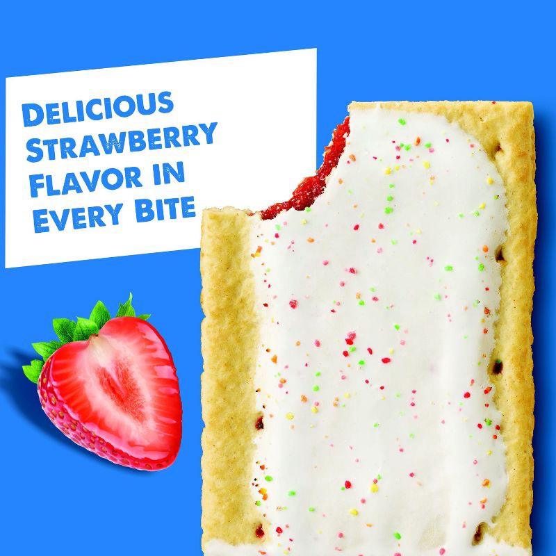 slide 3 of 8, Pop-Tarts Frosted Strawberry Pastries - 32ct / 54.1oz, 32 ct, 54.1 oz