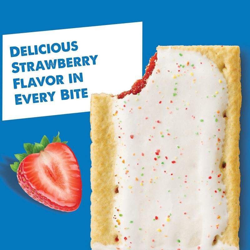 slide 5 of 11, Pop-Tarts Frosted Strawberry Pastries - 32ct / 54.1oz, 32 ct, 54.1 oz