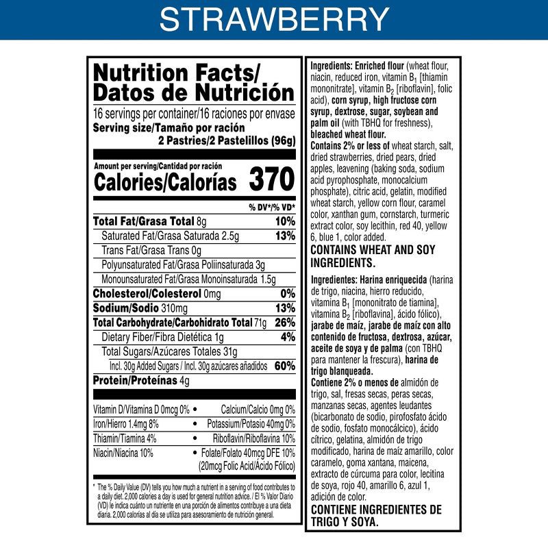slide 9 of 11, Pop-Tarts Frosted Strawberry Pastries - 32ct / 54.1oz, 32 ct, 54.1 oz
