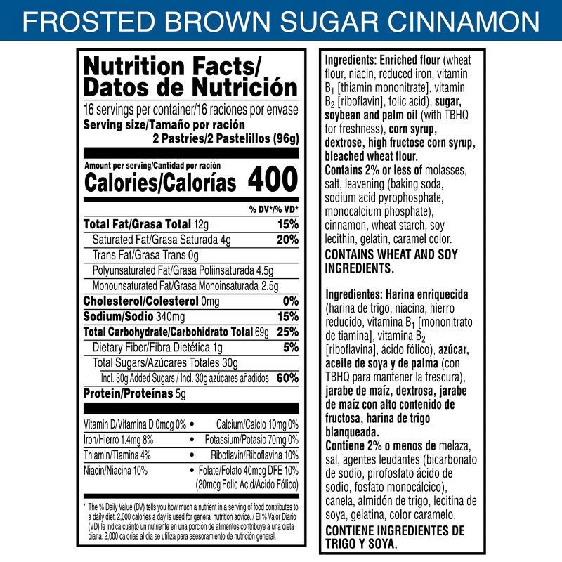 slide 9 of 11, Pop-Tarts Brown Sugar Cinnamon Pastries - 32ct / 54.1oz, 32 ct, 54.1 oz