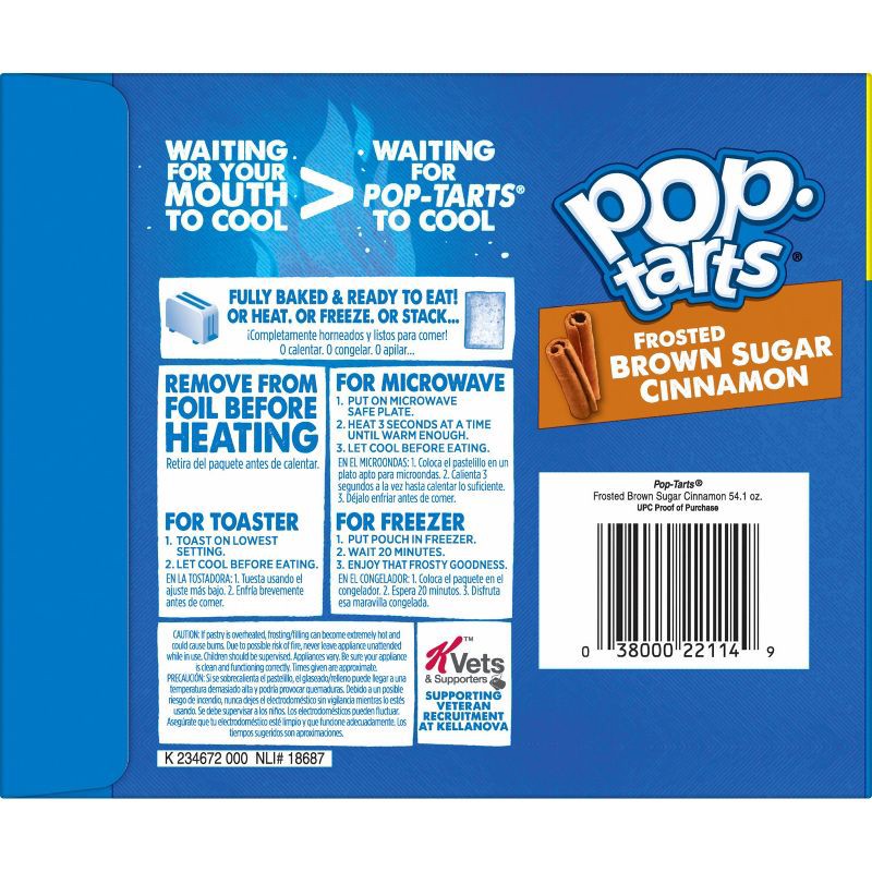 slide 11 of 11, Pop-Tarts Brown Sugar Cinnamon Pastries - 32ct / 54.1oz, 32 ct, 54.1 oz
