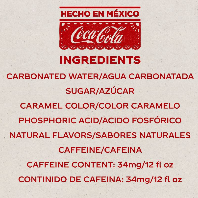 slide 5 of 6, Coca-Cola de Mexico - 4pk/12 fl oz Glass Bottles, 4 ct; 12 fl oz