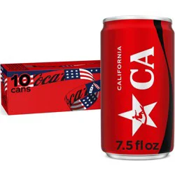 Coca-Cola Zero Sugar Soda - 10pk/7.5 fl oz Mini-Cans