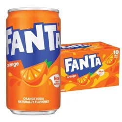 Fanta Orange Soda - 10pk/7.5 fl oz Mini-Cans