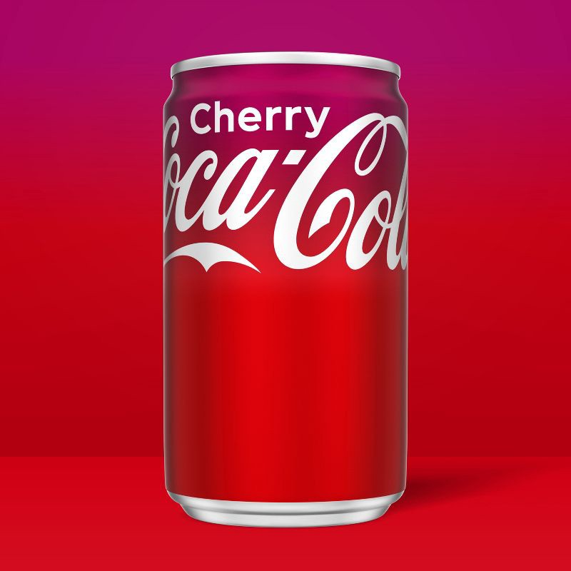 slide 2 of 8, Coca-Cola Cherry Soda - 10pk/7.5 fl oz Mini-Cans, 10 ct; 7.5 fl oz
