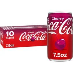 Coca-Cola Cherry Soda - 10pk/7.5 fl oz Mini-Cans