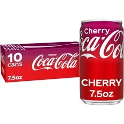 Coca-Cola Cherry Soda - 10pk/7.5 fl oz Mini-Cans