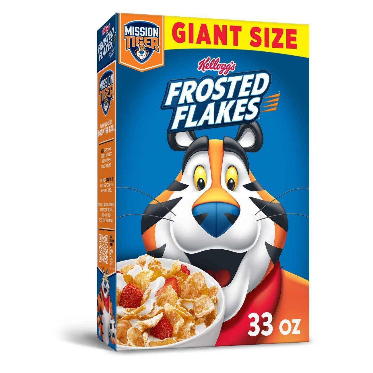 slide 1 of 3, Frosted Flakes Breakfast Cereal - Kellogg's, 33 oz