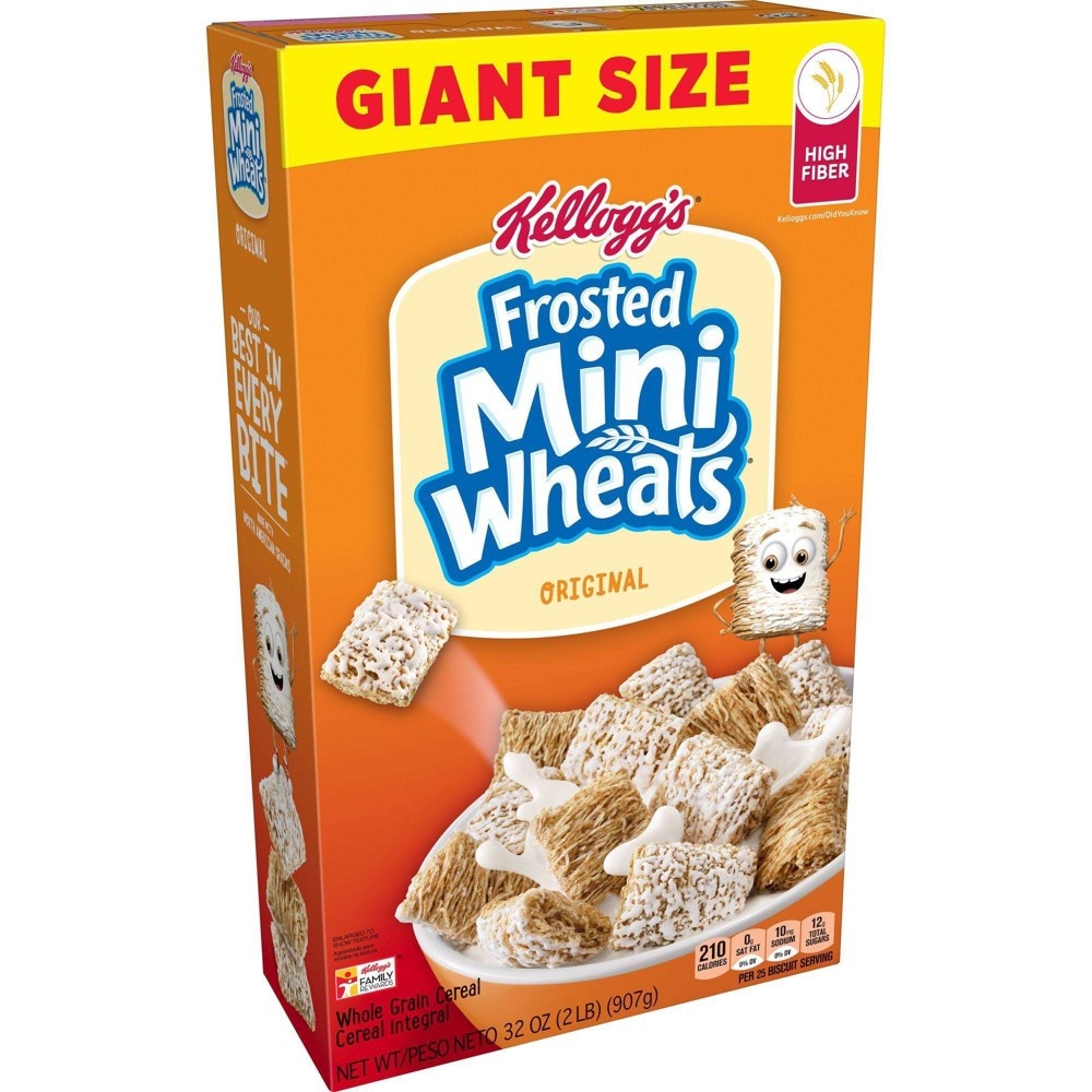 slide 5 of 11, Frosted Mini-Wheats Frosted Mini Wheats Original Breakfast Cereal - Kellogg's, 32 oz
