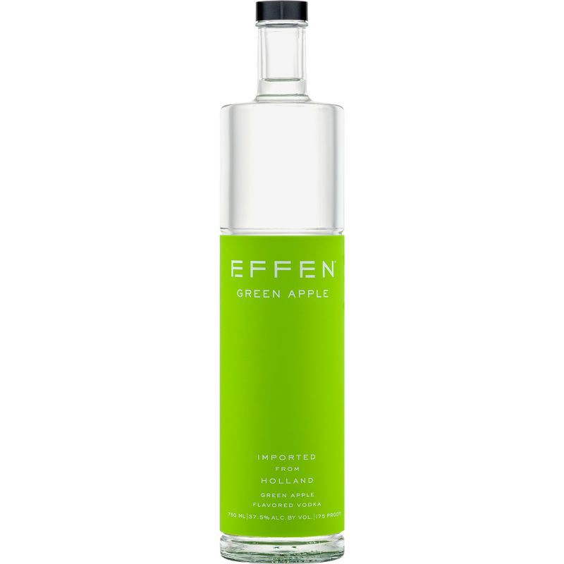 slide 1 of 5, Effen Green Apple Flavored Vodka - 750ml Bottle, 750 ml