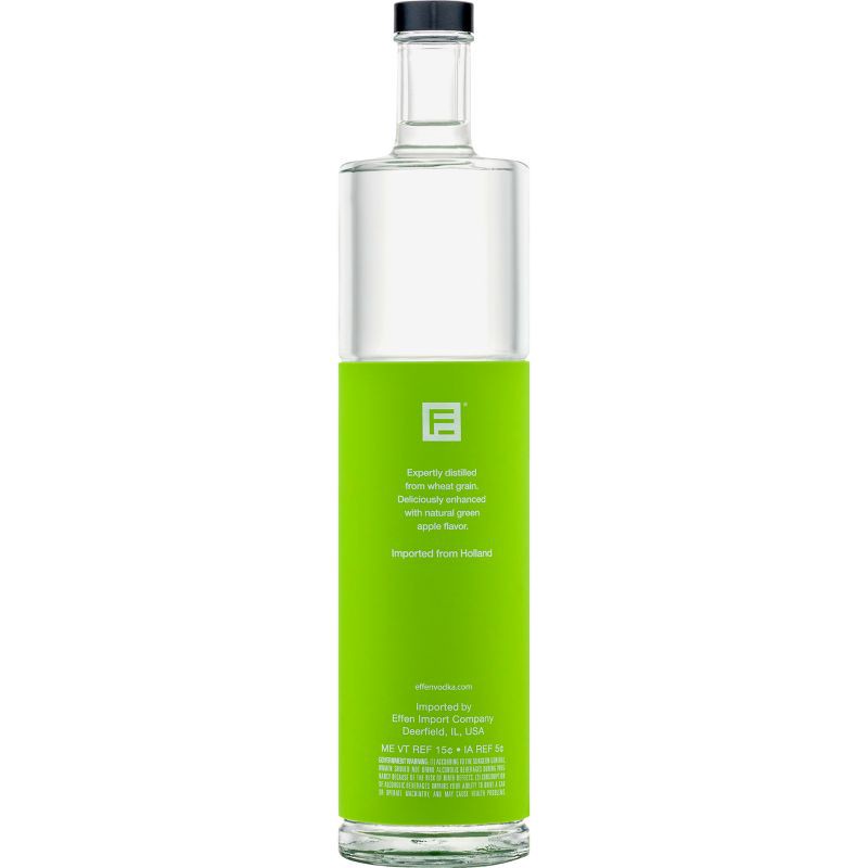 slide 5 of 5, Effen Green Apple Flavored Vodka - 750ml Bottle, 750 ml