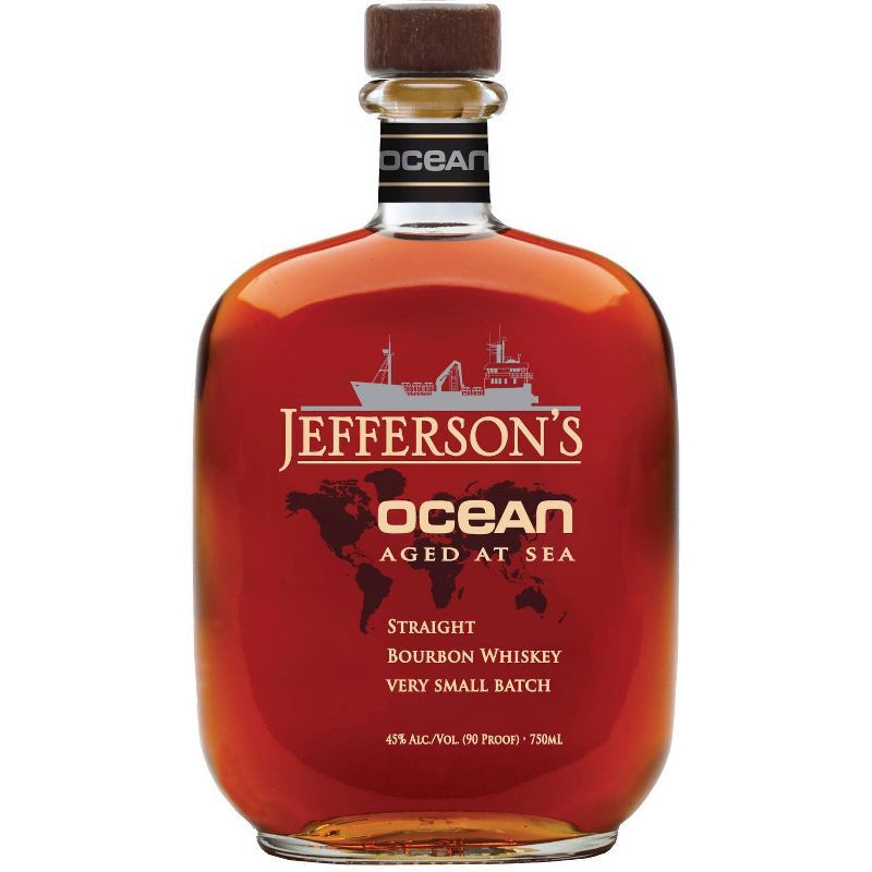 slide 1 of 5, Jefferson's Ocean Aged at Sea Bourbon Whiskey - 750ml Bottle, 750 ml