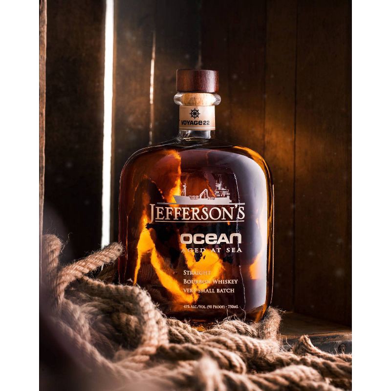 slide 10 of 12, Jefferson's Ocean Aged at Sea Bourbon Whiskey - 750ml Bottle, 750 ml